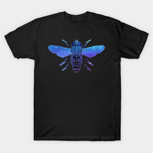 Galaxy Bumble Bee T-Shirt by Jay Diloy